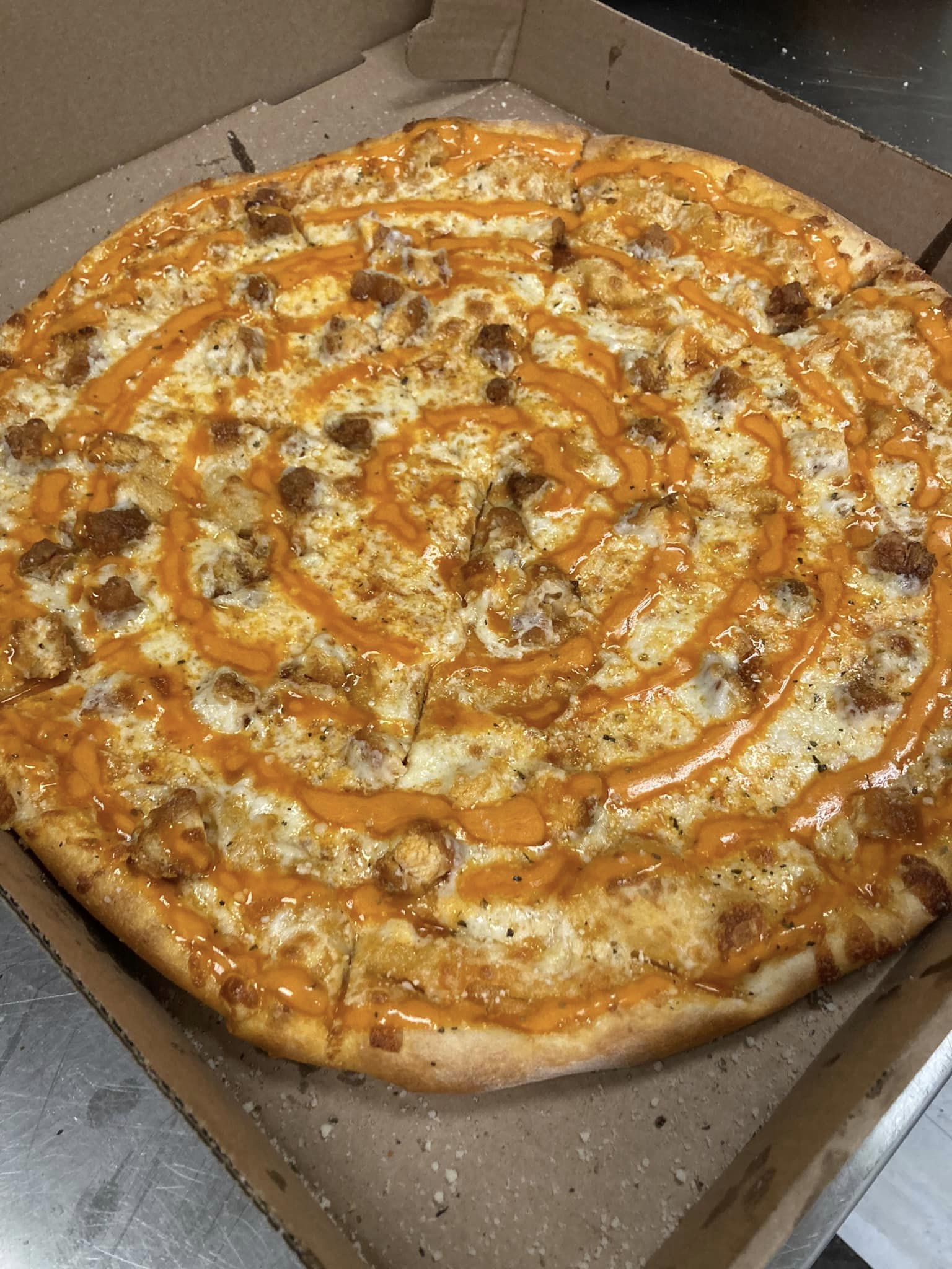 Buffalo Chicken Wing Pizza